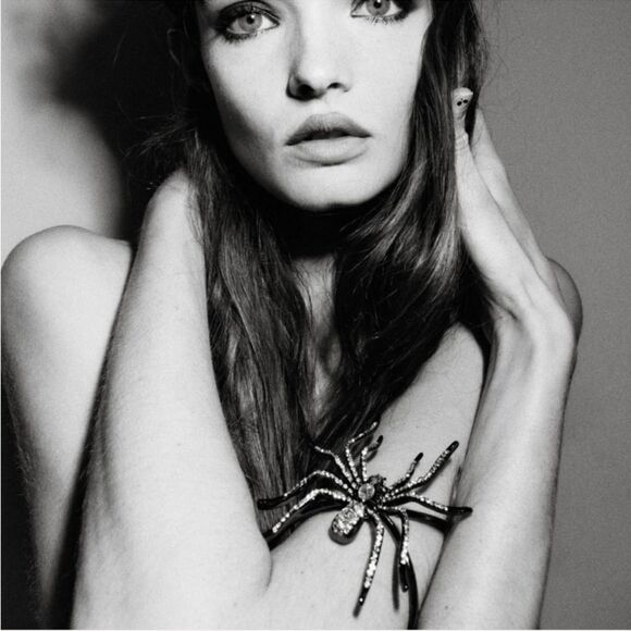 Zara Jewelry - Zara Rhinestones Spider Bangle Bracelet